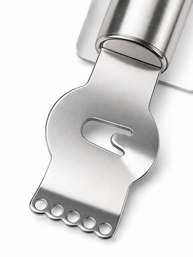 Stainless steel lemon zester - stainless,