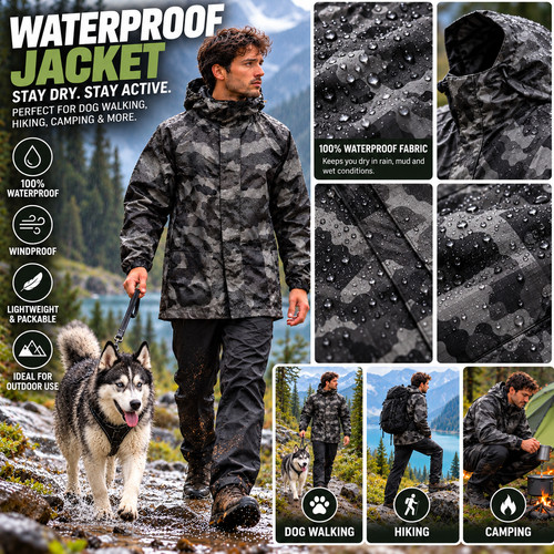 Mens rain coat mac kagoul - mens,