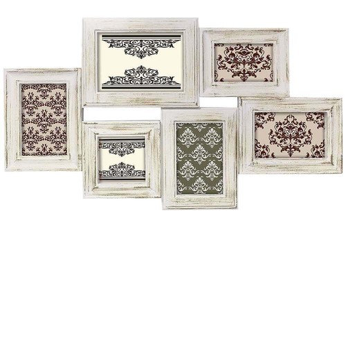 Cream distressed multi - cream,