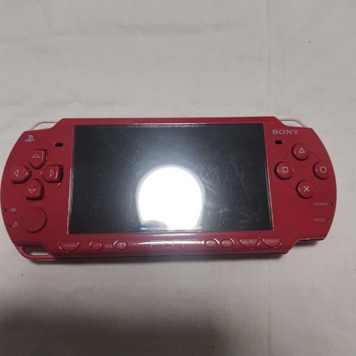 Sony psp 2000 deep red - psp-2000,