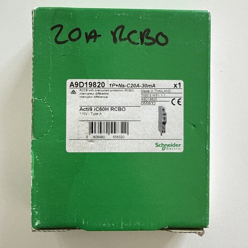 Schneider rcbo 20a 30ma - schneider, pon