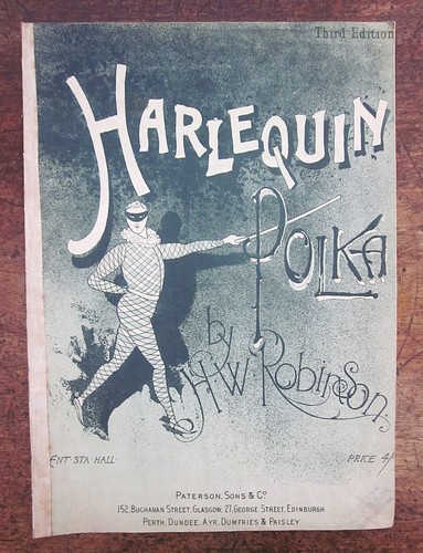 C1895 harlequin polka - harlequin,