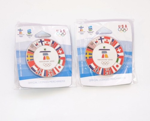 Two pins vancouver olympics - -,