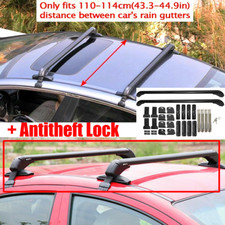 2PCS Car Roof Rail Luggage