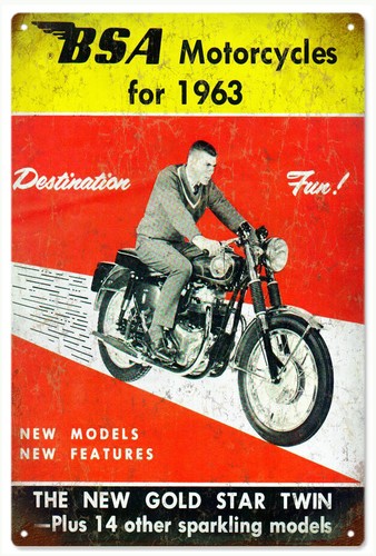 Vintage style metal - vintage, bsa