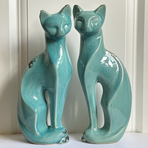 Vintage cat statue figurine - vintage,