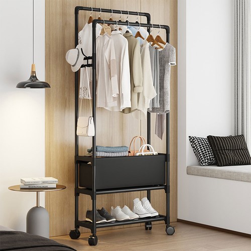 Metal clothes rail rack - clothes,