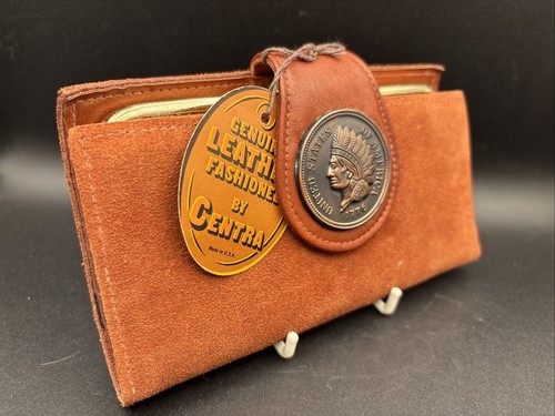 Leather purse wallet centra - leather,