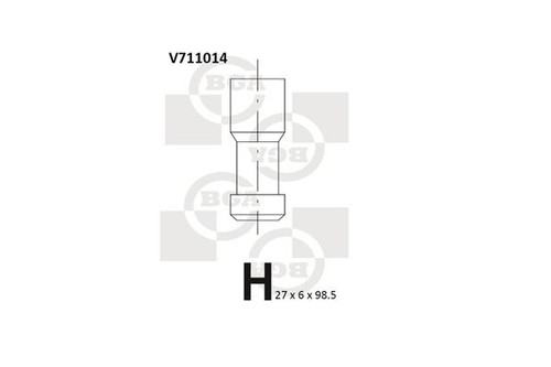 Bga engine exhaust - bga, 27mm