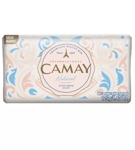 Camay soap bar 125g natural - soap,