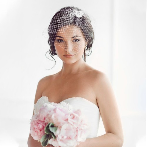 Birdcage veil wedding bride - veil,