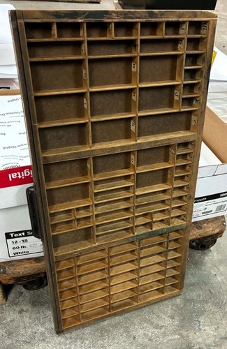 Letterpress california type - letterpress,