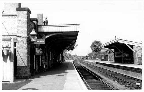 1954 swaffham train station - swaffham,