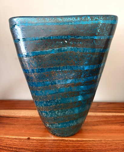 Art glass vase - art, &