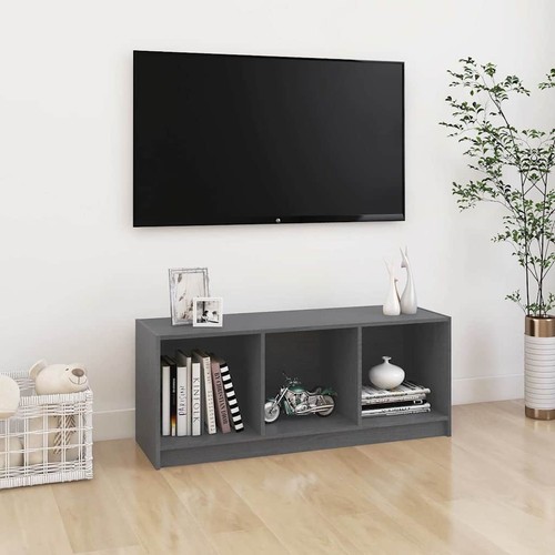 809962 vidaxl cabinet - tv, grey