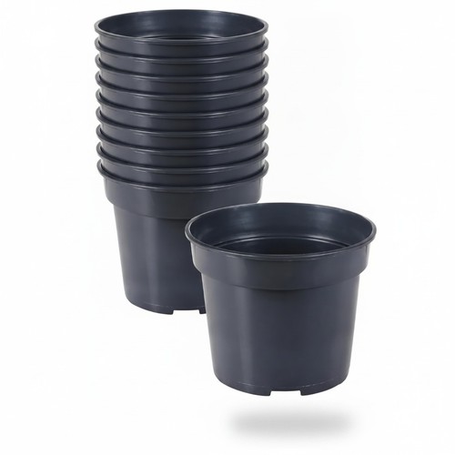 Plastic plant pots litre - plastic,