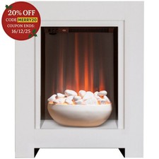 Adam Monet White Electric Fire