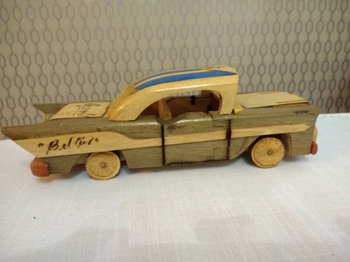 Small hand carved wood veteran - carved,