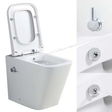 Integrated Combine Bidet Toilet BTW Back to Wall Toilet with Bidet Square WC Pan