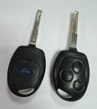 GENUINE FORD 3 BUTTON REMOTE KEY FOB FOCUS FIESTA ETC! TESTED ID63 CARBON CHIP