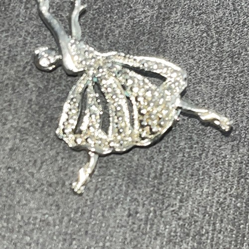 Vintage ballerina dance brooch - ballerina,