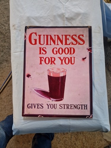 Guinness metal wall sign - guinness,