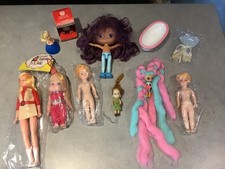 C. Vintage mixed dolls toys