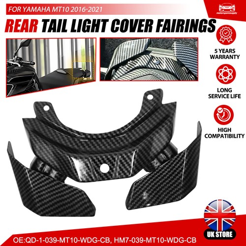 Carbon fiber rear light - carbon,
