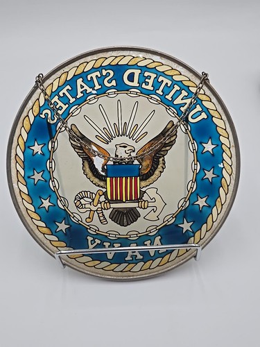 Vintage navy eagle emblem - navy,