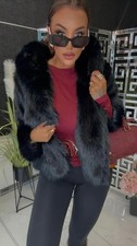 Lola BIANKA Faux Fur Black One