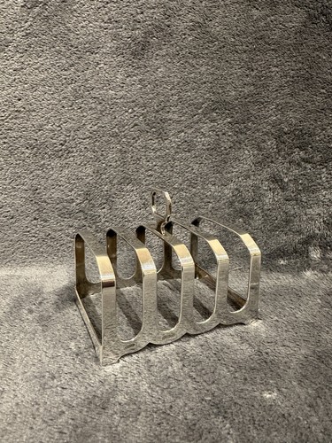 Antique sterling silver toast - silver,