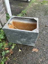 Vintage galvanised water tank
