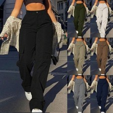 Women wide leg cargo - wide,