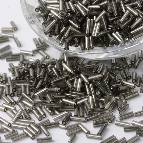 50g 6mm glass seed - 6mm, bugle