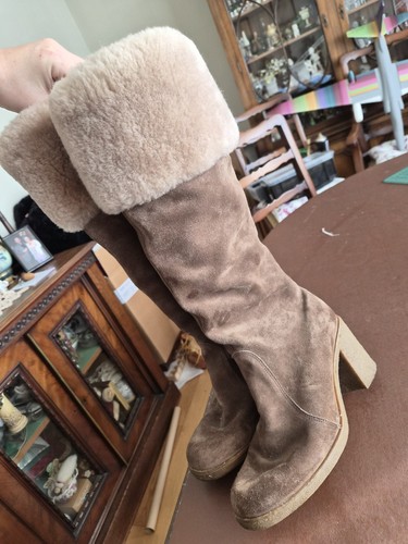 1980s real sheepskin morlands - sheepskin,