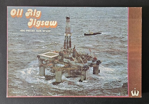 Vtg waddingtons oil rig - vtg,