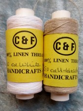 2 x Spools C & F Linen Lace