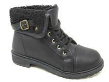 Ladies Black Womens New Ankle