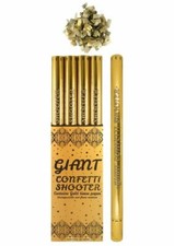 Confetti Shooter Gold Biodegradable 80cm Compressed Air Cannon Party Wedding