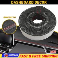 2x Red Leather Decor Car