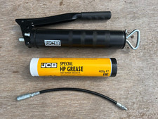1X JCB HEAVY DUTY GREASE GUN & SPECIAL HP GREASE LITHIUM COMPLEX 400G TUBE BLUE