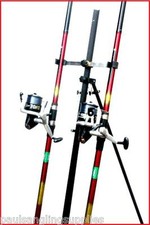2 x 14 ft Fladen Rods & Shakespeare  Reels Tripod Line Beachcaster Sea Fishing