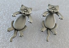 Vintage Pewter Signed JJ
