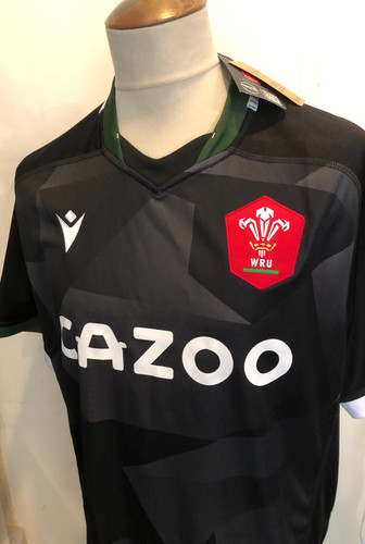 Wales macron rugby union shirt - wales,