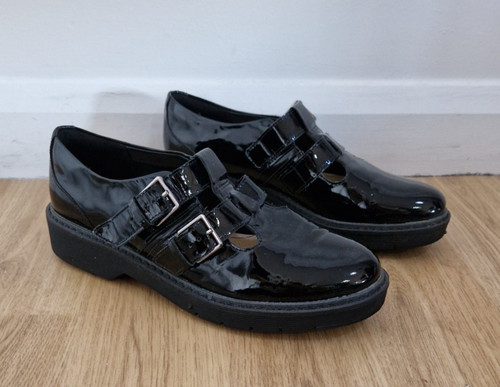 Clarks black patent leather - clarks,