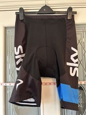 Rapha Team Sky Cycling Shorts Padded Black Size 2XL XXL