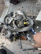 Vw Volkswagen Transporter T5 Front Seat Belts Grey