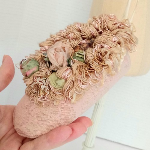 Vintage victorian slipper - vintage,