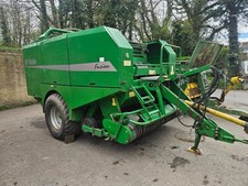 Mchale Fusion Baler. Tractor