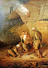 Postcard painting henry perlee - postcard,